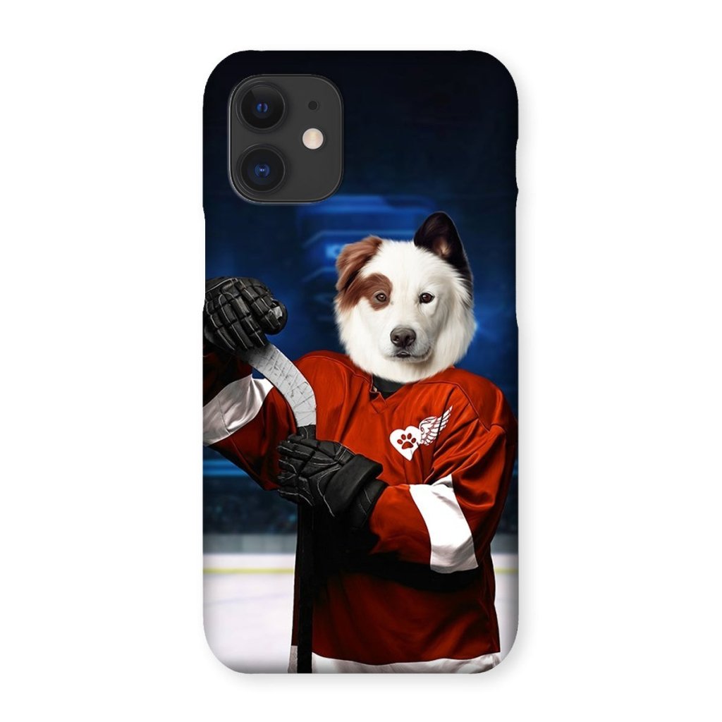 Pet Portraits | Red Paw Wings: Custom Pet Phone Case | Paw & Glory