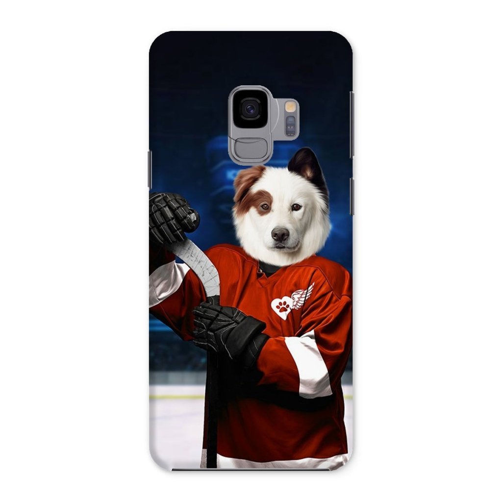 Pet Portraits | Red Paw Wings: Custom Pet Phone Case | Paw & Glory