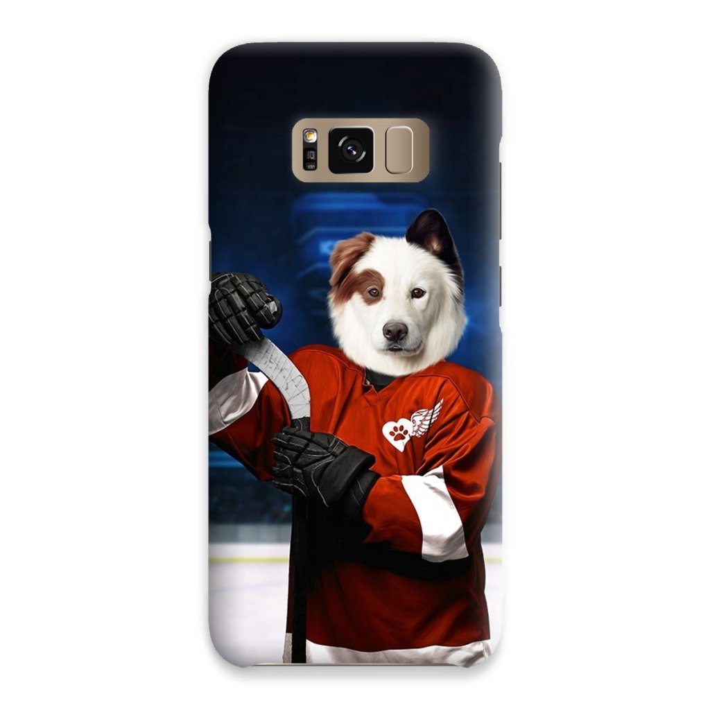 Pet Portraits | Red Paw Wings: Custom Pet Phone Case | Paw & Glory