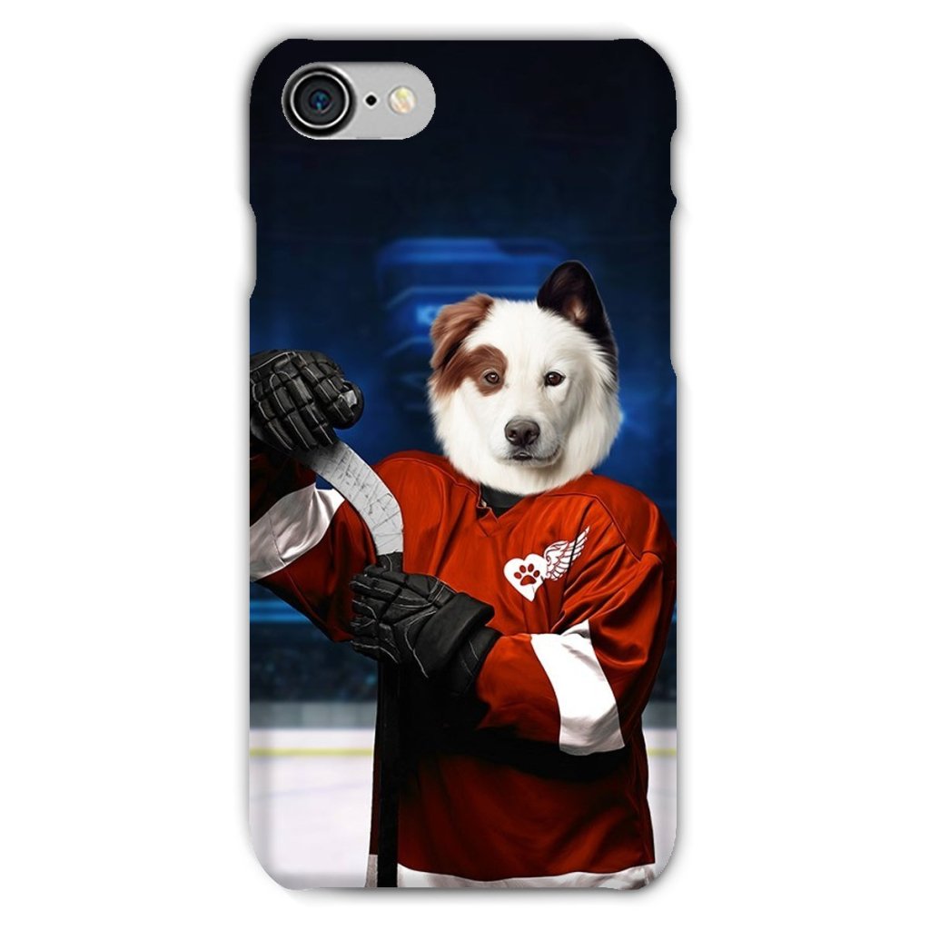 Pet Portraits | Red Paw Wings: Custom Pet Phone Case | Paw & Glory