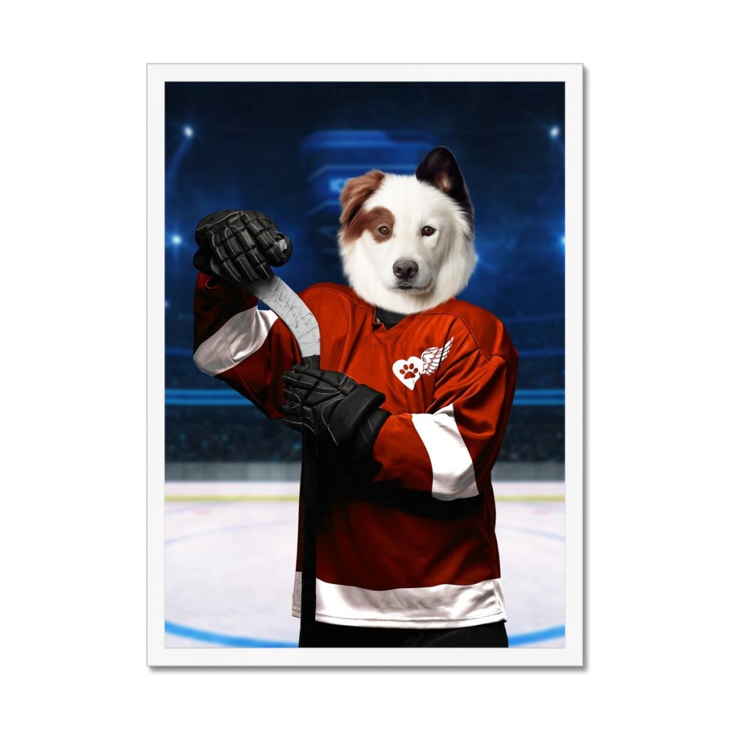 Pet Portraits | Red Paw Wings: Custom Pet Portrait | Paw & Glory