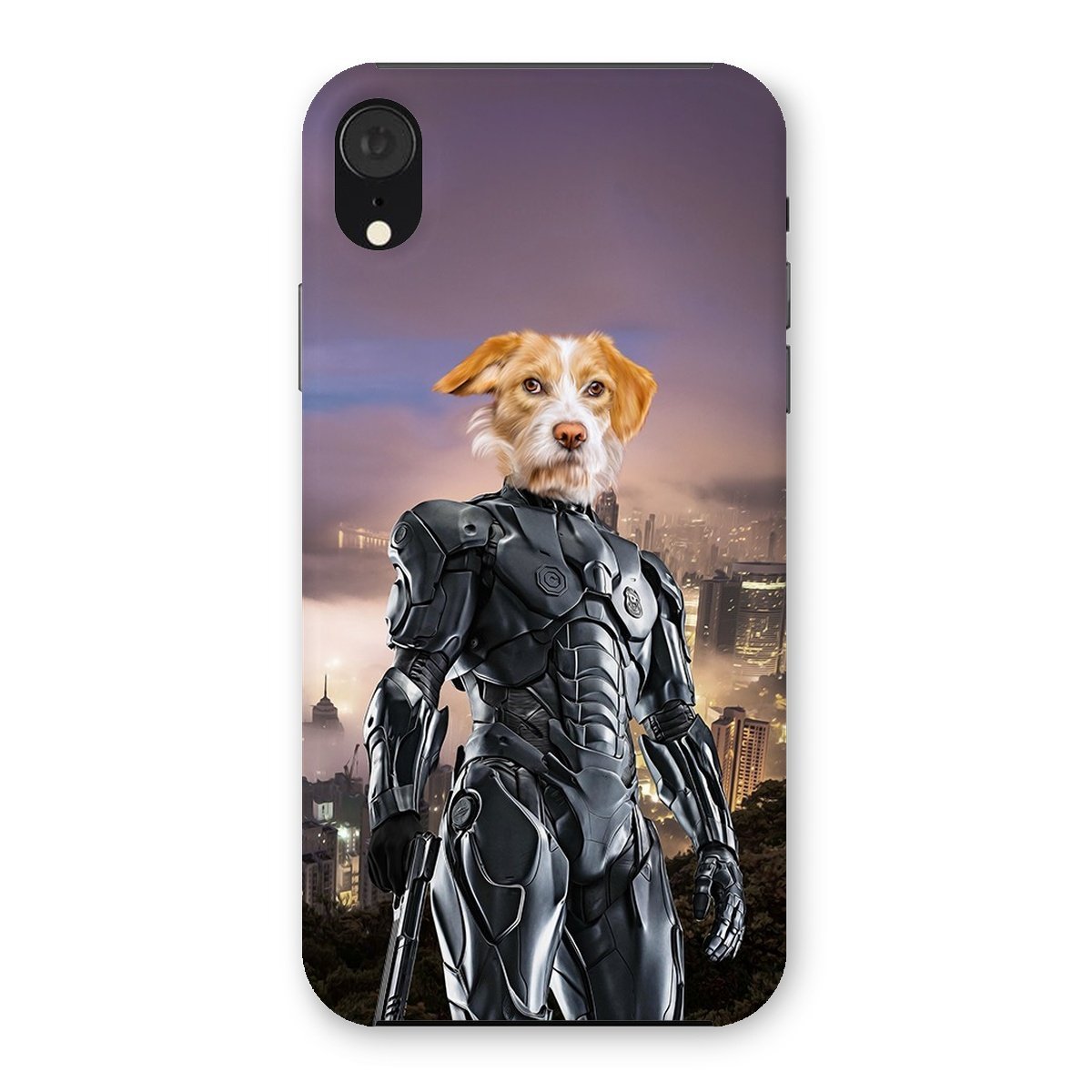 Pet Portraits | RoboPup (RoboCop Inspired): Custom Pet Phone Case | Paw & Glory