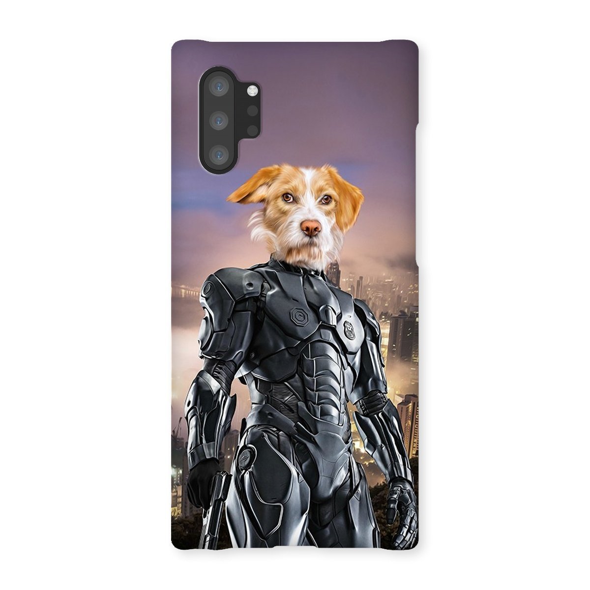 Pet Portraits | RoboPup (RoboCop Inspired): Custom Pet Phone Case | Paw & Glory
