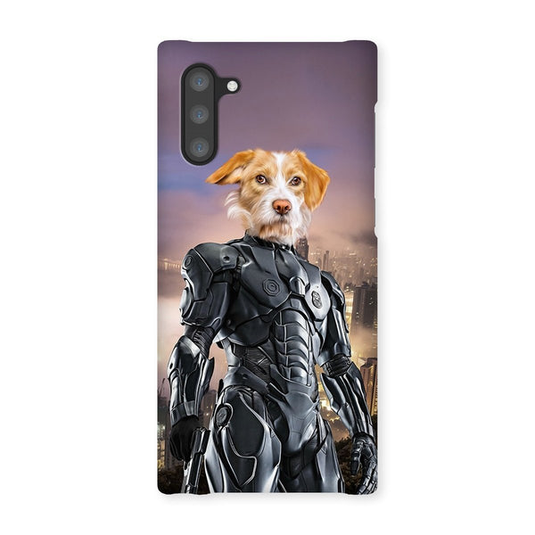 Cyber Officer Custom Pet Phone Case | Custom Pet Artwork | Paw & Glory