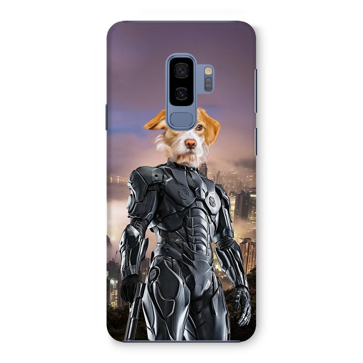 Pet Portraits | RoboPup (RoboCop Inspired): Custom Pet Phone Case | Paw & Glory