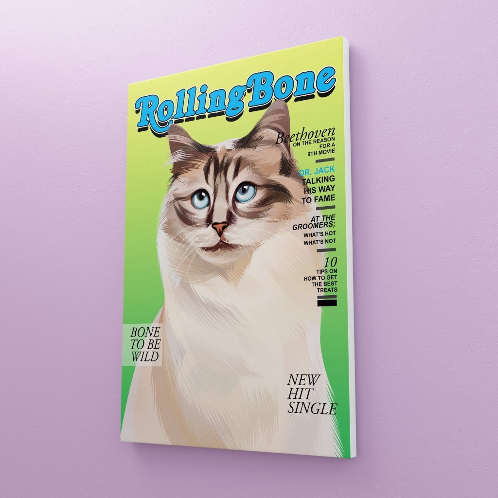 Pet Portraits | Rolling Bone: Custom Pet Canvas | Paw & Glory