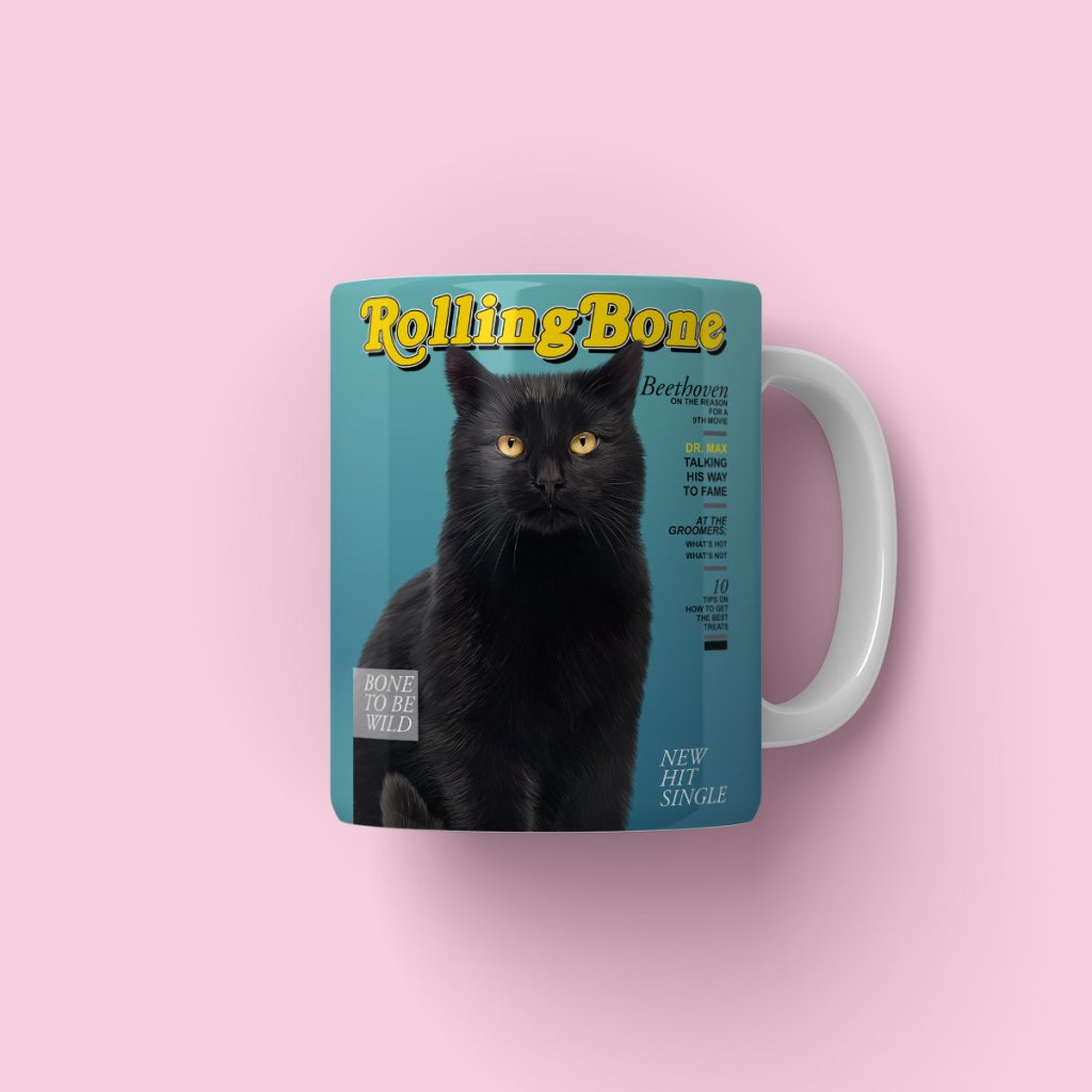 Pet Portraits | Rolling Bone: Custom Pet Coffee Mug | Paw & Glory