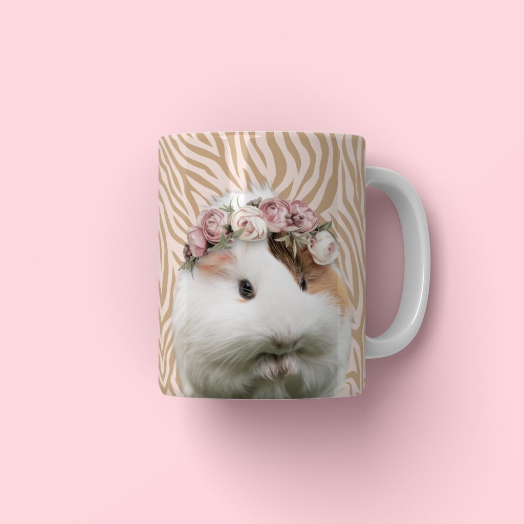 Pet Portraits | Rose Crown: Minimalist Pet Coffee Mug | Paw & Glory
