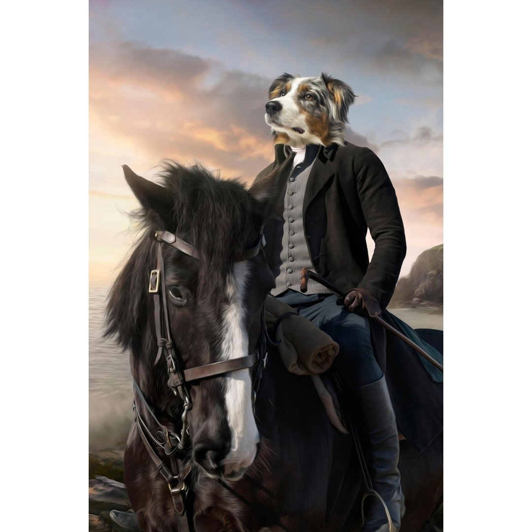 Ross (Poldark Inspired): Custom Digital Download Pet Portrait - Paw & Glory - Dog Portraits - Pet Portraits