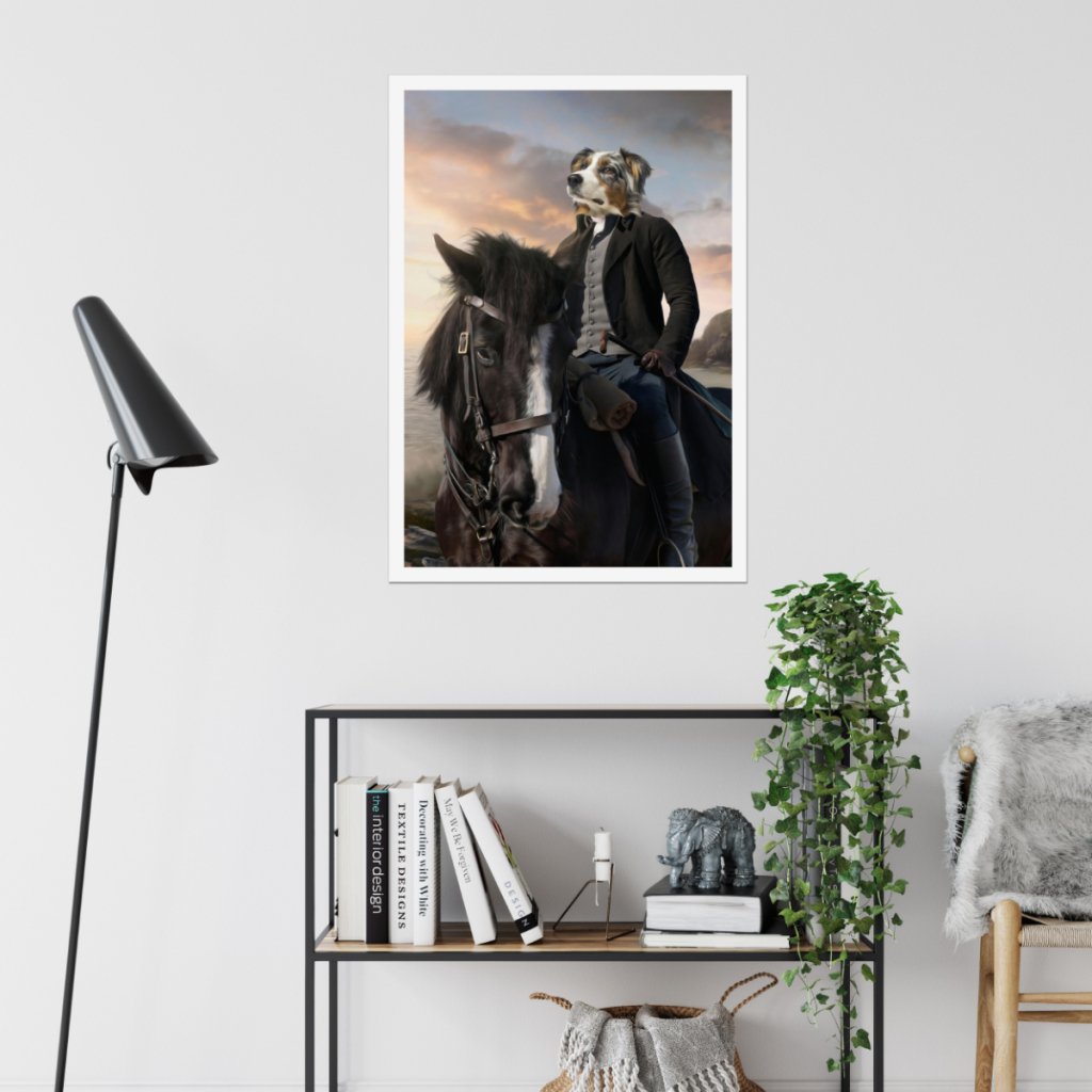 Pet Portraits | Ross (Poldark Inspired): Custom Pet Poster | Paw & Glory