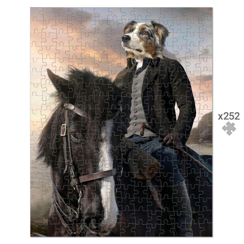Pet Portraits | Ross (Poldark Inspired): Custom Pet Puzzle | Paw & Glory