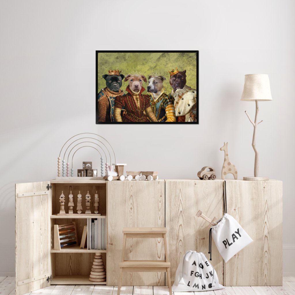 Pet Portraits | Royal Pops & Princesses: Custom Pet Portrait | Paw & Glory