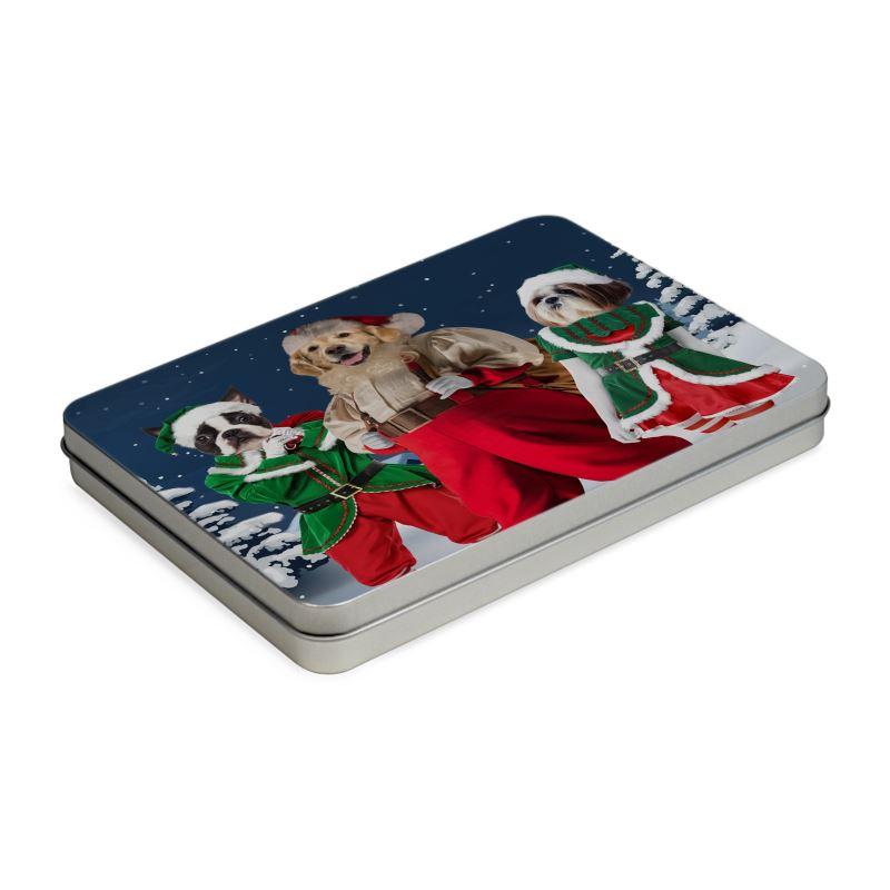 Pet Portraits | Santa & His Elves: Custom Pet Puzzle | Paw & Glory