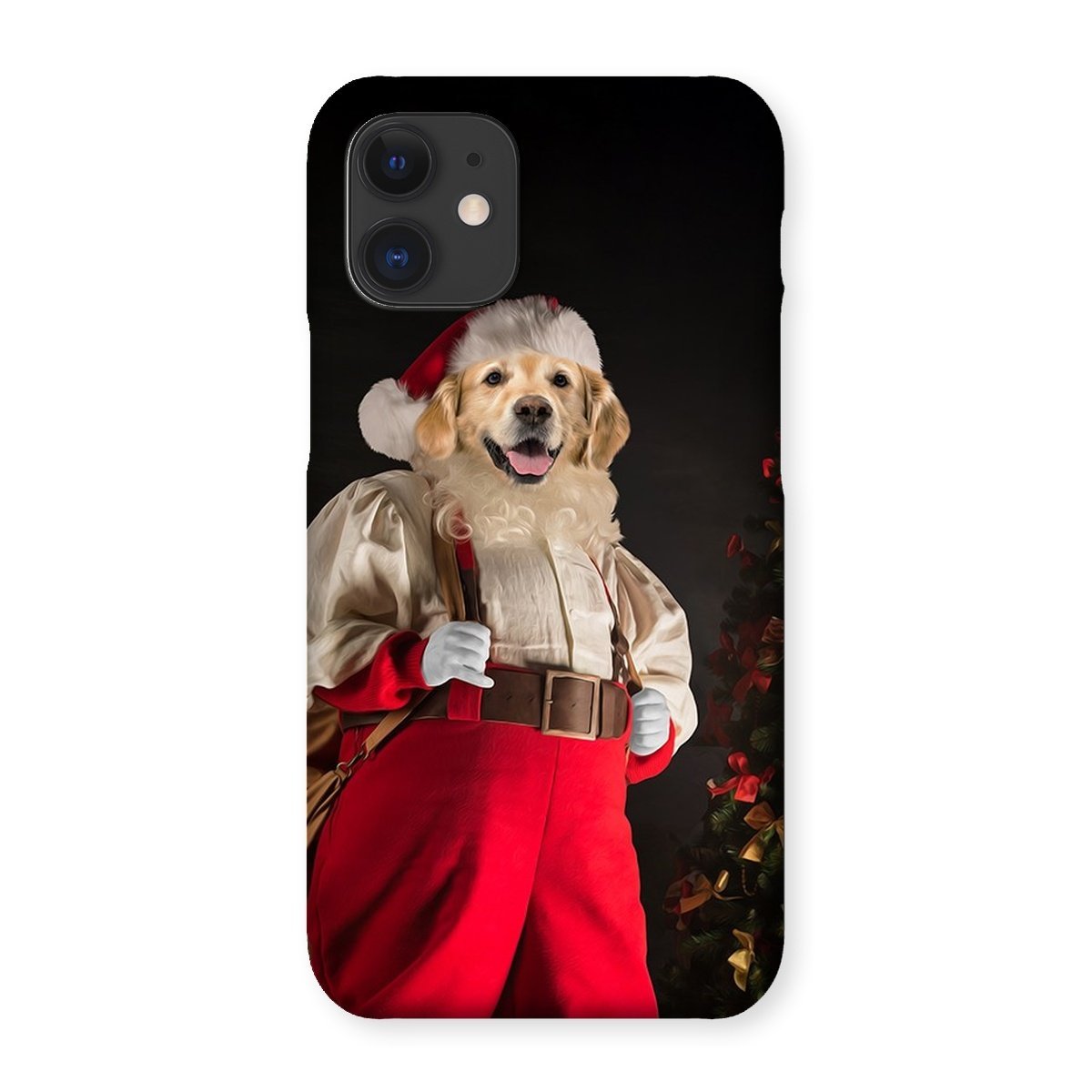 Santa Paws: Custom Pet Phone Case - Paw & Glory - Dog Portraits - Pet Portraits