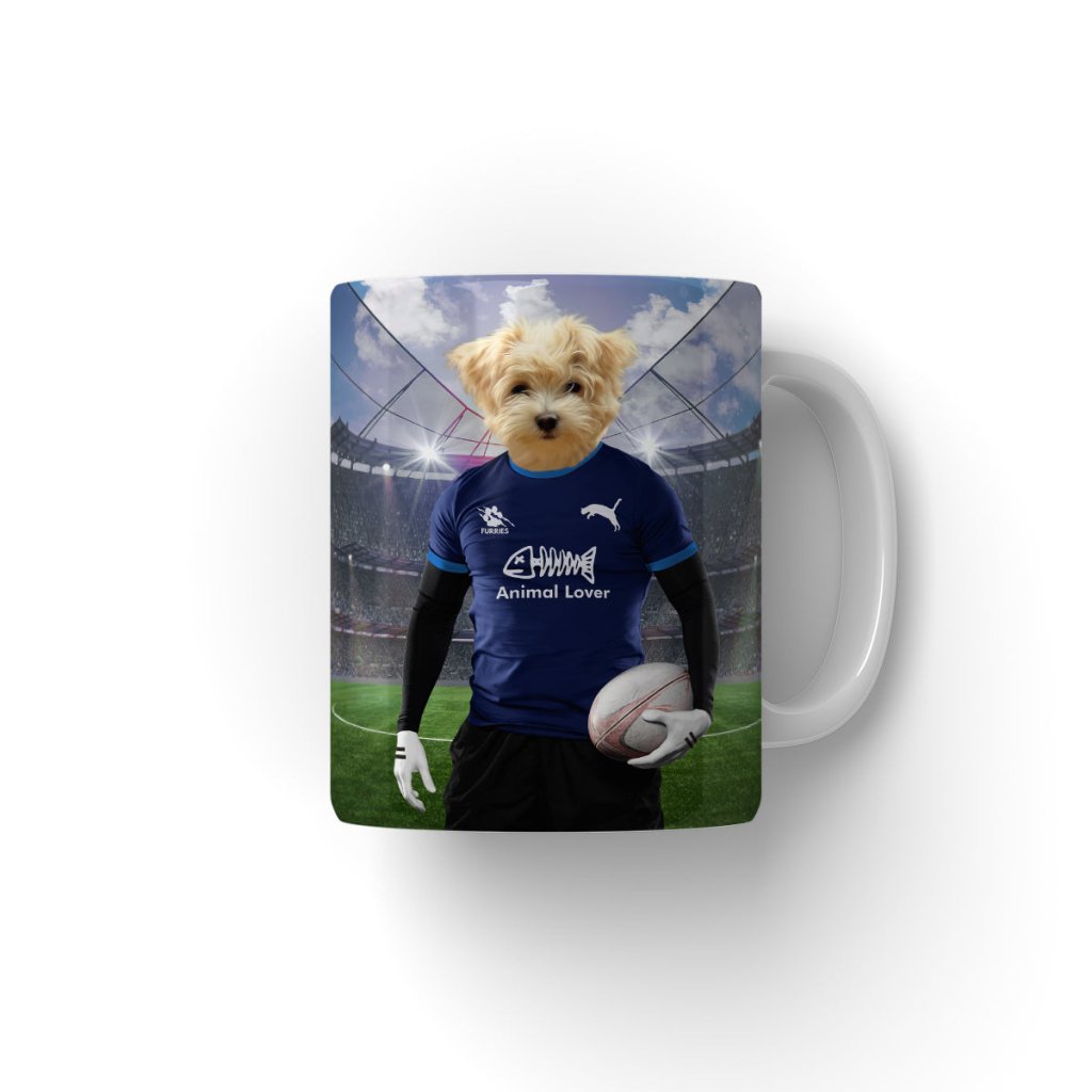 Pet Portraits | Scotland Rugby Team: Custom Coffee Mug | Paw & Glory