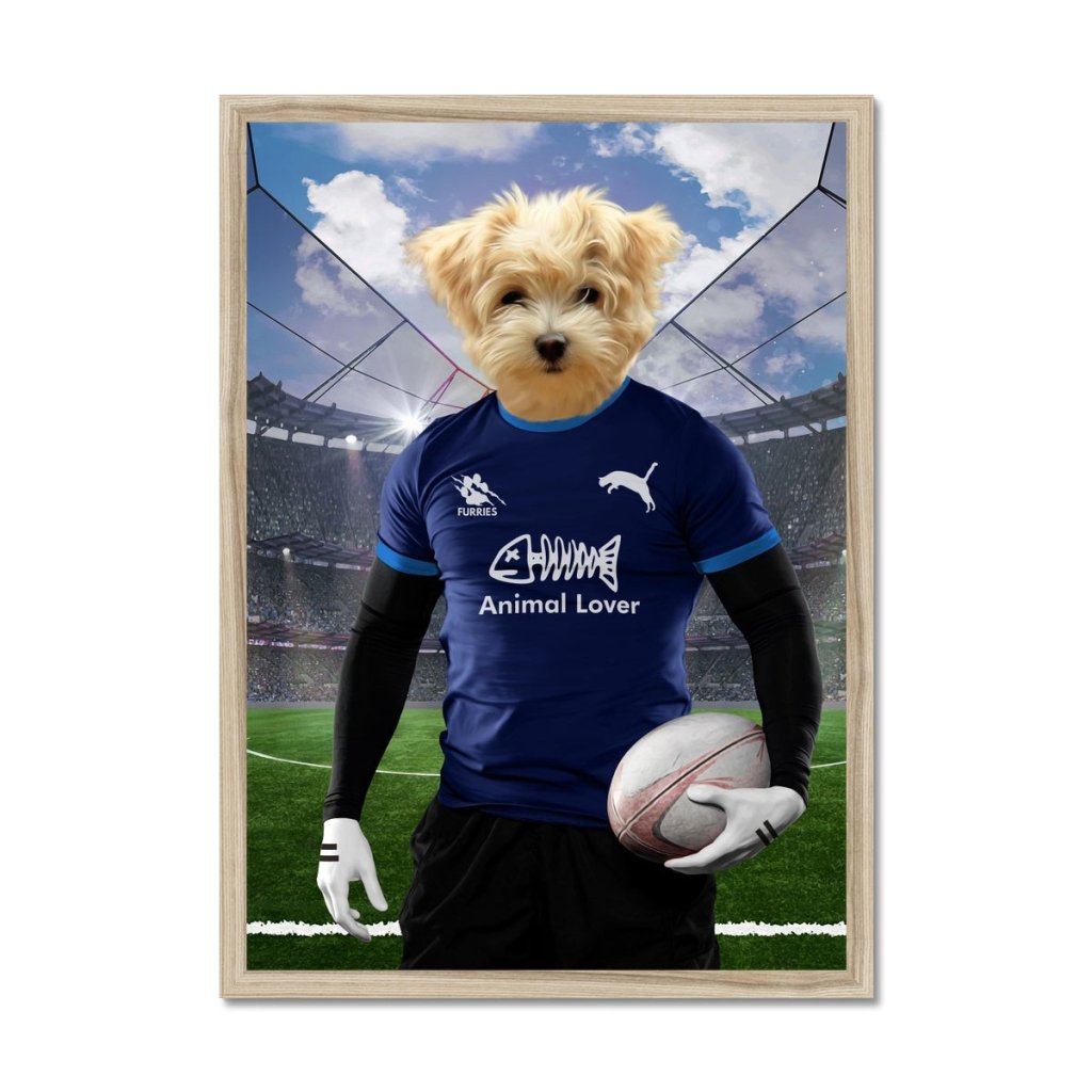 Pet Portraits | Scotland Rugby Team: Custom Pet Portrait | Paw & Glory