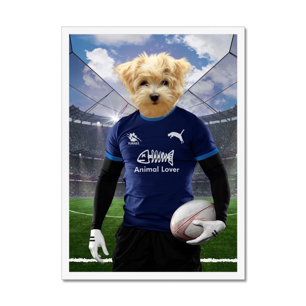 Pet Portraits | Scotland Rugby Team: Custom Pet Portrait | Paw & Glory