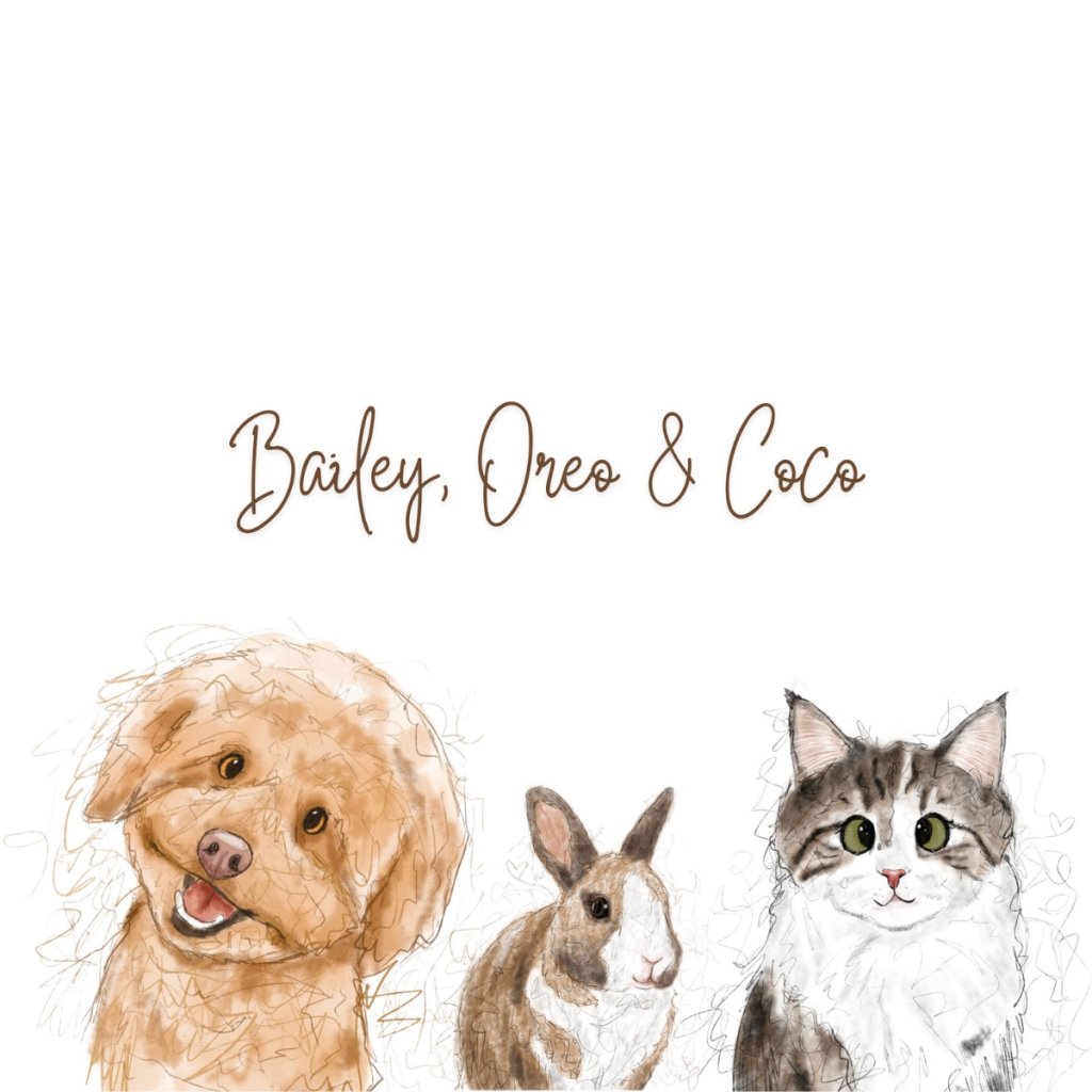 Pet Portraits | Scribble: Custom Digital Download Pet Portrait | Paw & Glory