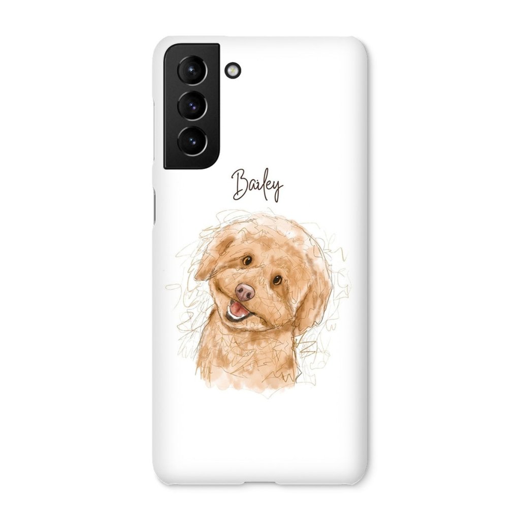 Pet Portraits | Scribble: Custom One Pet Phone Case | Paw & Glory