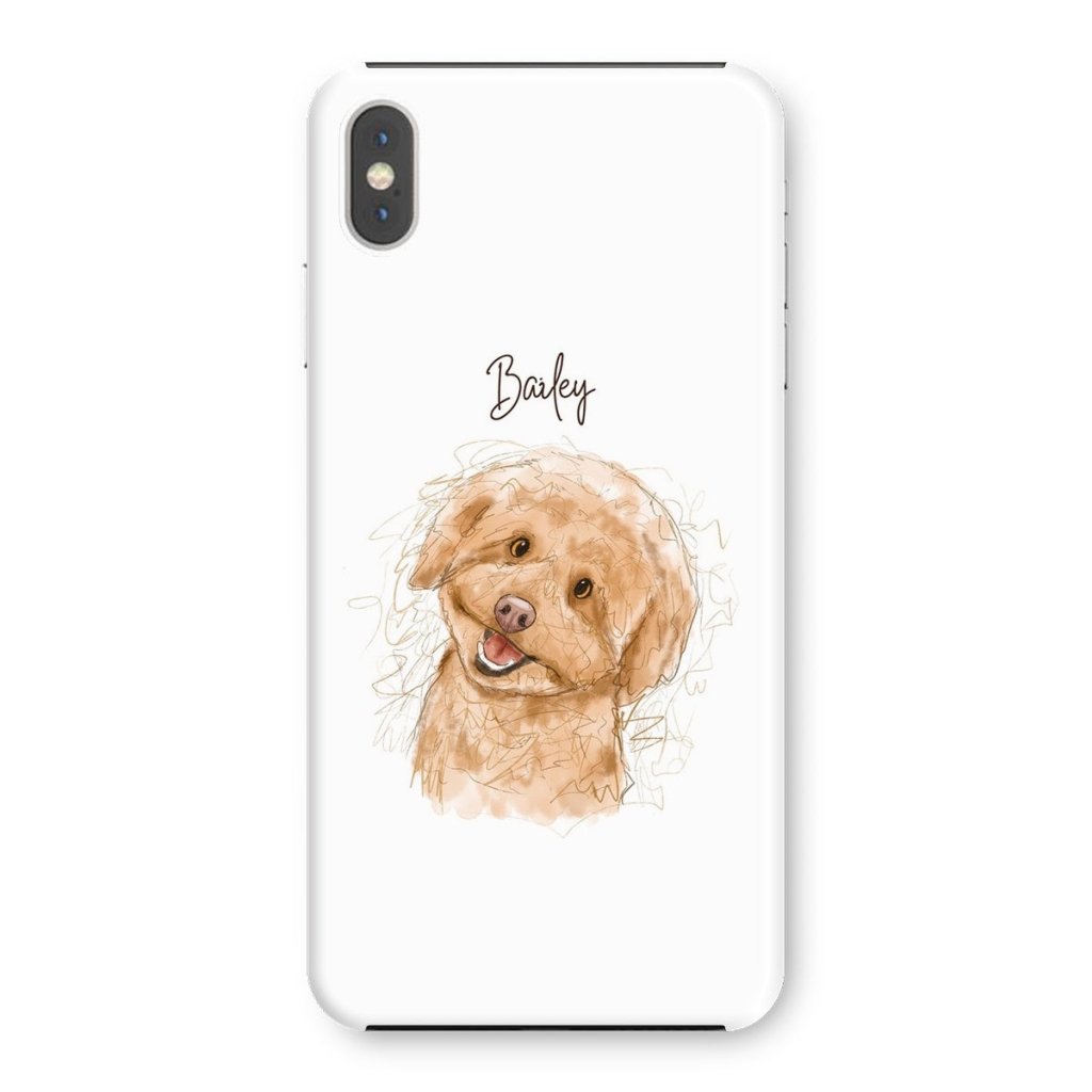 Pet Portraits | Scribble: Custom One Pet Phone Case | Paw & Glory