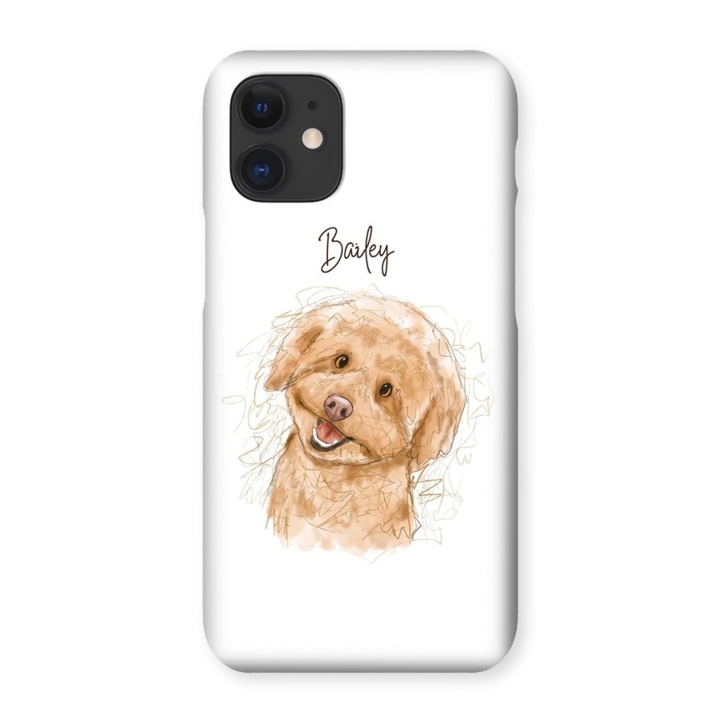 Pet Portraits | Scribble: Custom One Pet Phone Case | Paw & Glory