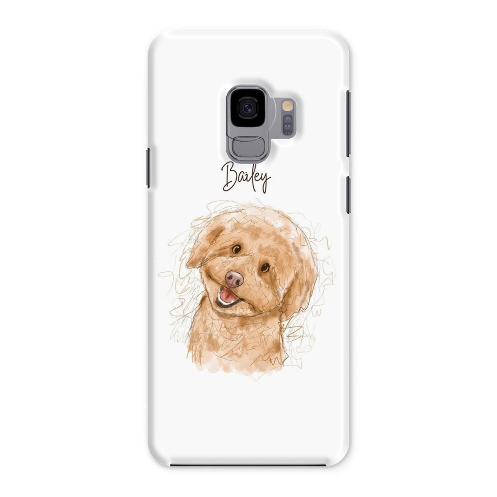 Pet Portraits | Scribble: Custom One Pet Phone Case | Paw & Glory