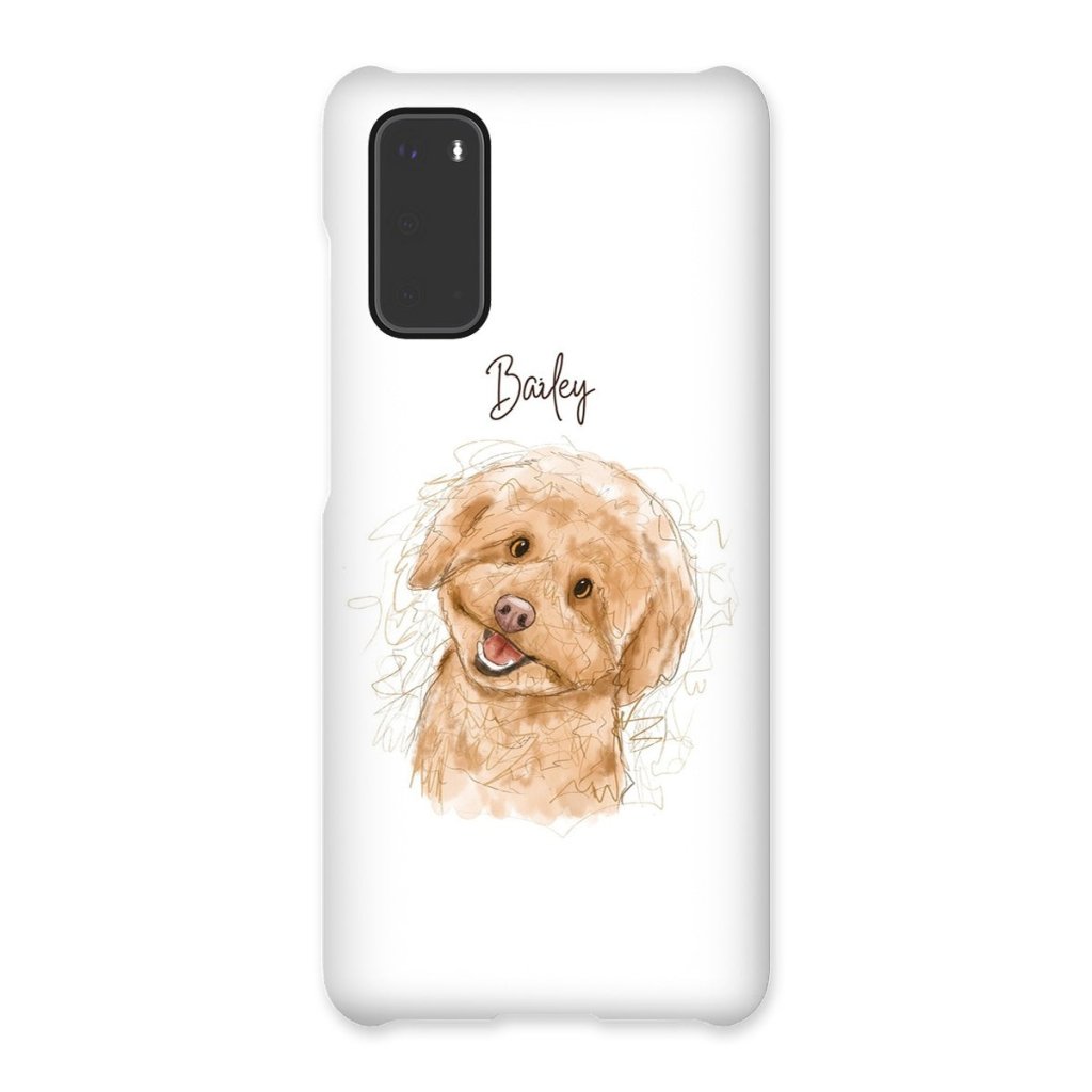 Pet Portraits | Scribble: Custom One Pet Phone Case | Paw & Glory