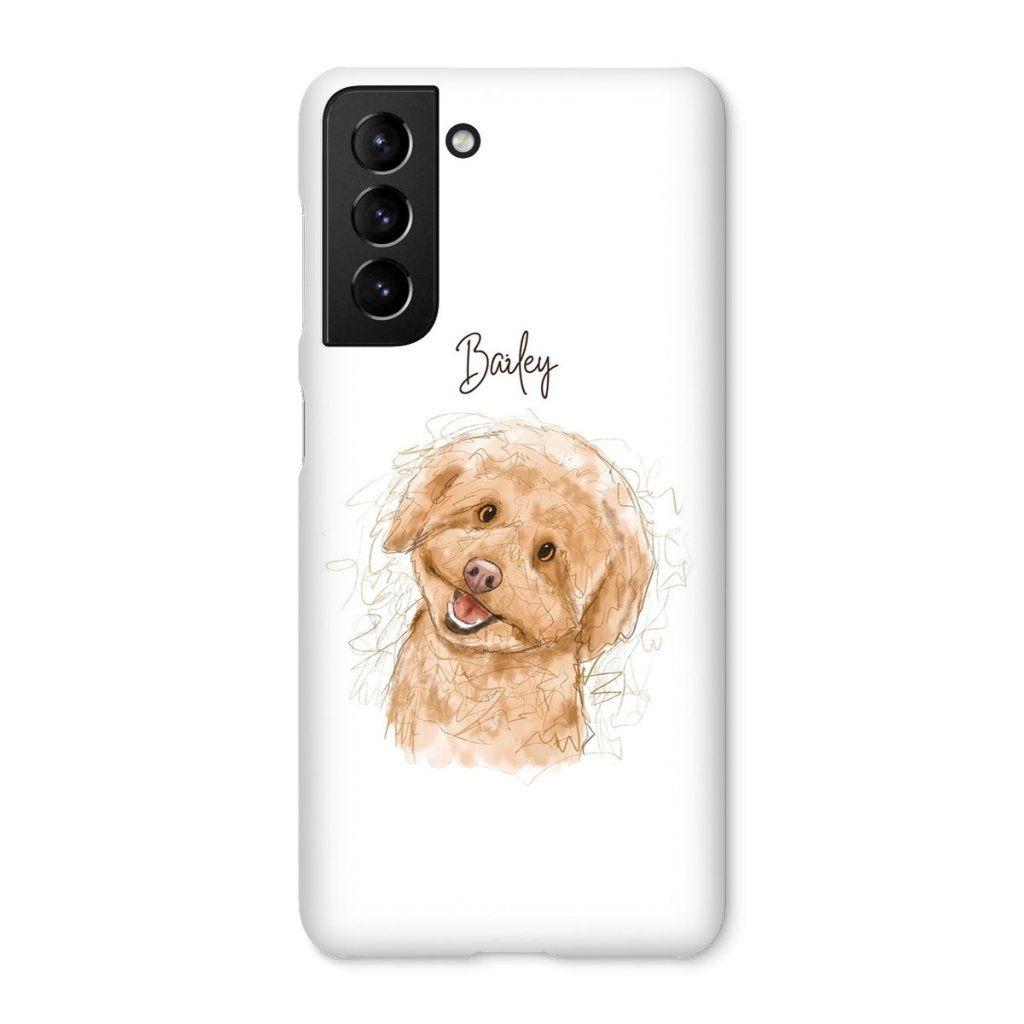 Pet Portraits | Scribble: Custom One Pet Phone Case | Paw & Glory