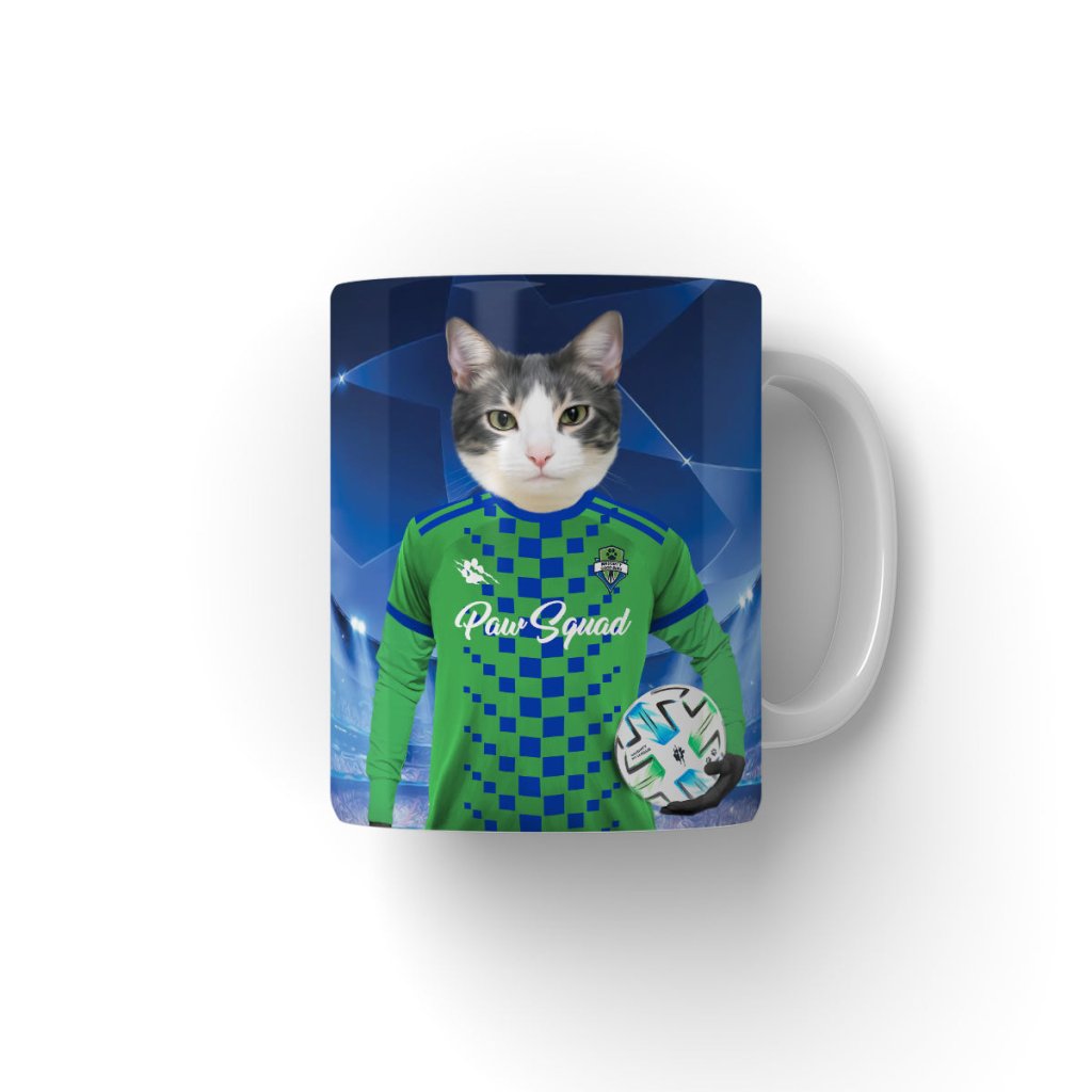 Pet Portraits | Seattle Scratchers Football Club: Custom Pet Coffee Mug | Paw & Glory