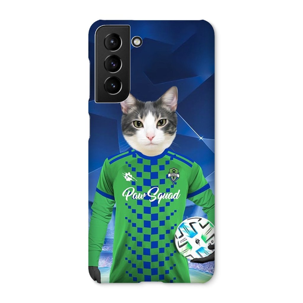 Pet Portraits | Seattle Scratchers Football Club: Custom Pet Phone Case | Paw & Glory