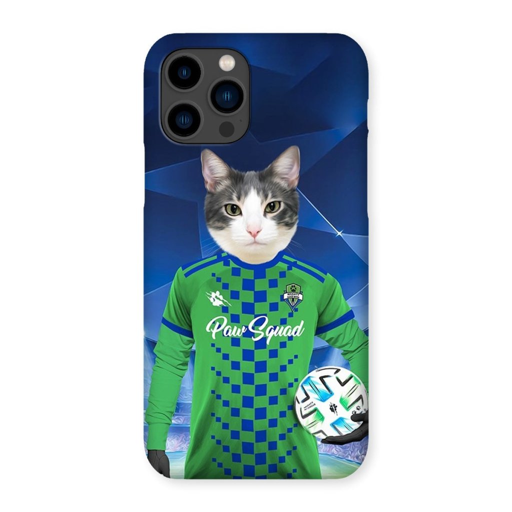Pet Portraits | Seattle Scratchers Football Club: Custom Pet Phone Case | Paw & Glory
