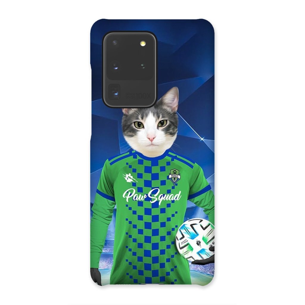Pet Portraits | Seattle Scratchers Football Club: Custom Pet Phone Case | Paw & Glory