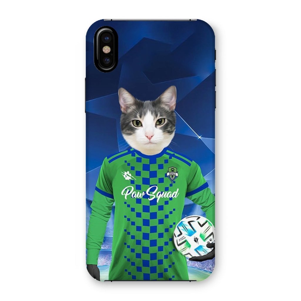 Pet Portraits | Seattle Scratchers Football Club: Custom Pet Phone Case | Paw & Glory