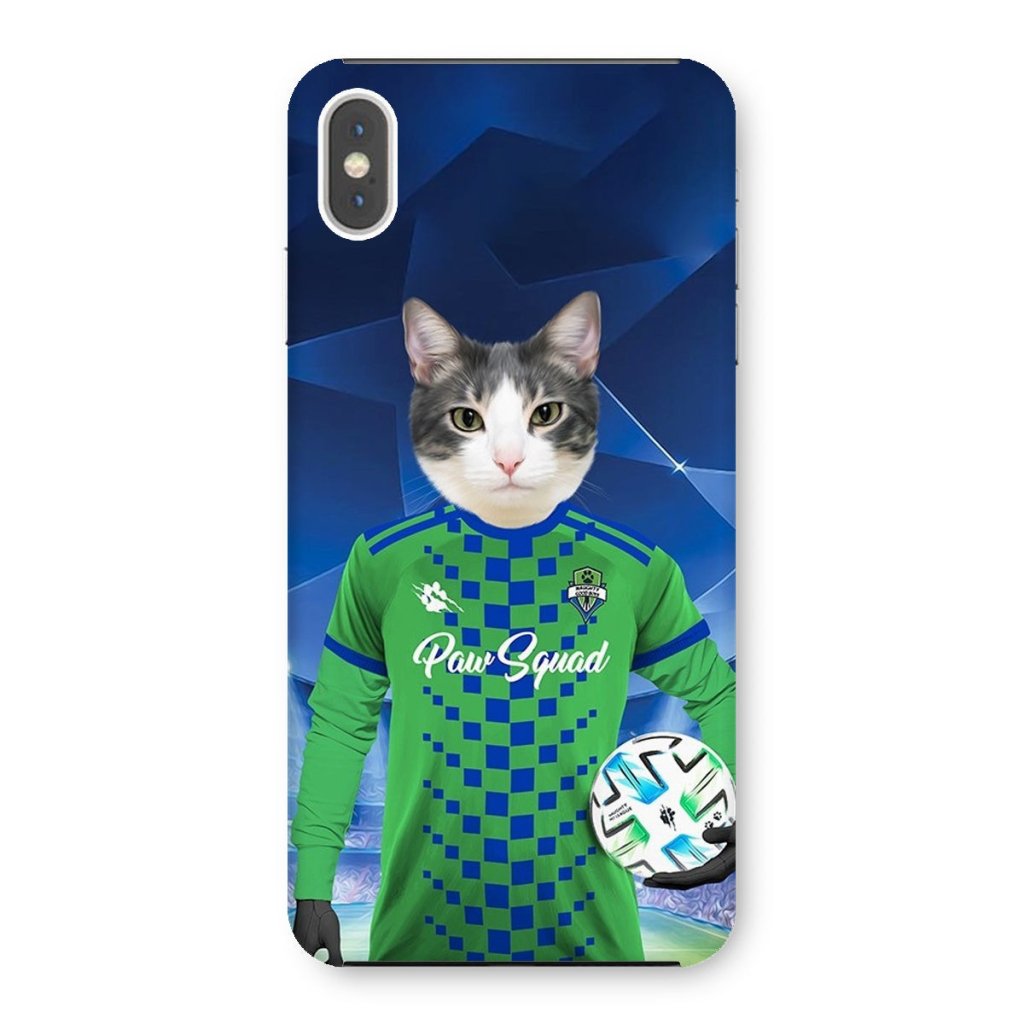 Pet Portraits | Seattle Scratchers Football Club: Custom Pet Phone Case | Paw & Glory