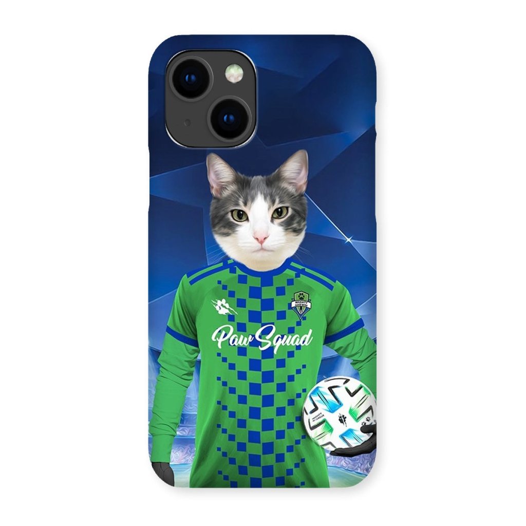 Pet Portraits | Seattle Scratchers Football Club: Custom Pet Phone Case | Paw & Glory