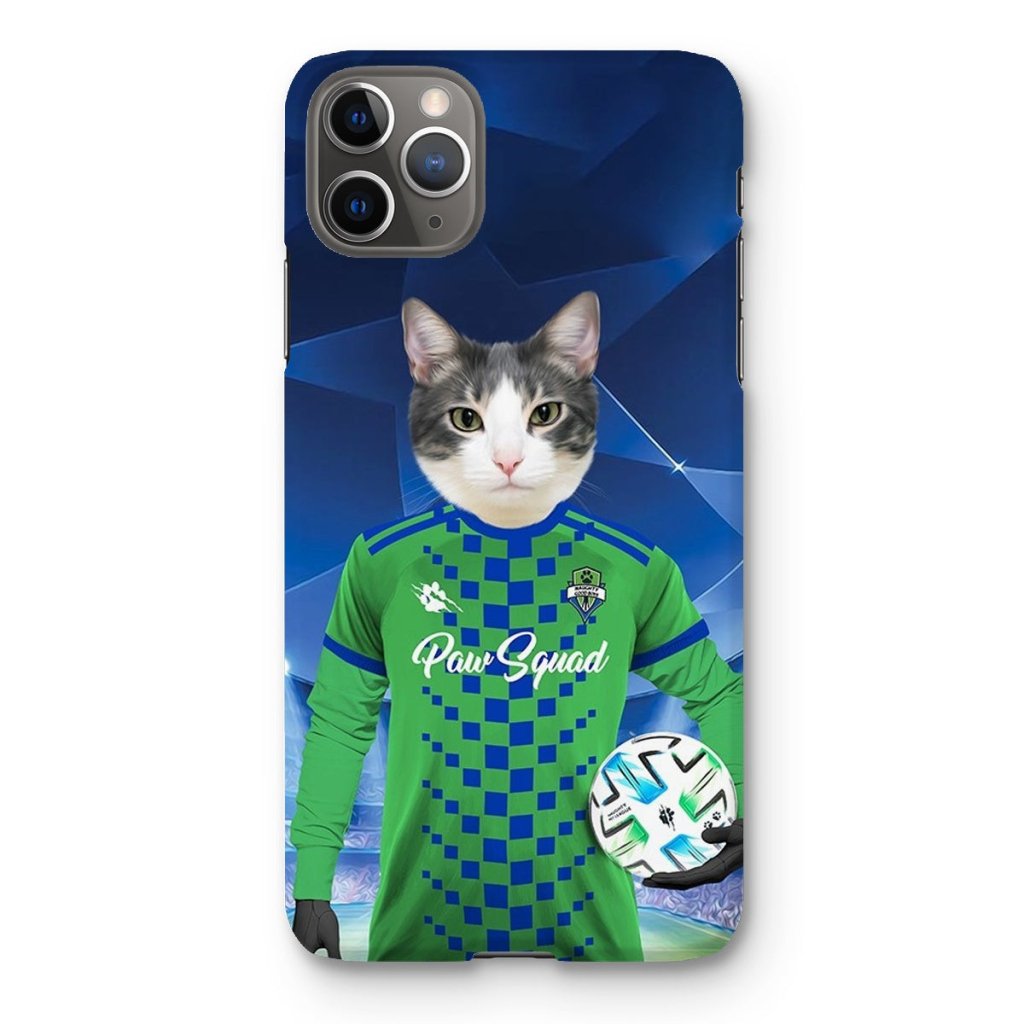 Pet Portraits | Seattle Scratchers Football Club: Custom Pet Phone Case | Paw & Glory