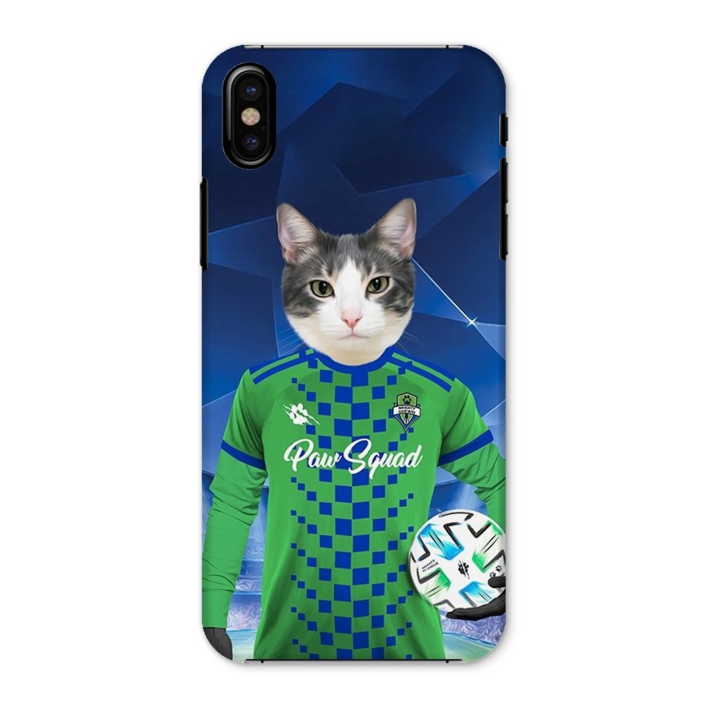 Pet Portraits | Seattle Scratchers Football Club: Custom Pet Phone Case | Paw & Glory