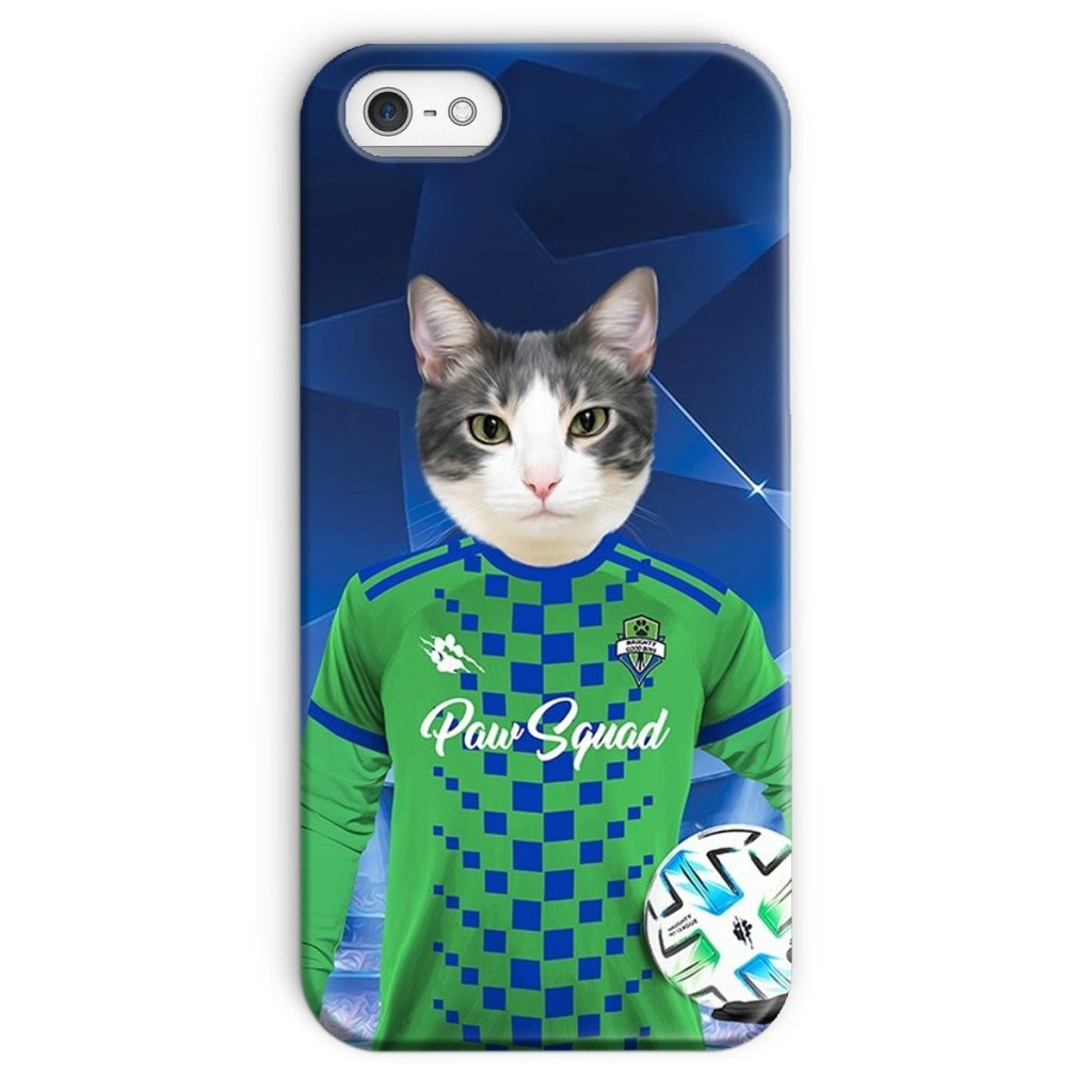 Pet Portraits | Seattle Scratchers Football Club: Custom Pet Phone Case | Paw & Glory