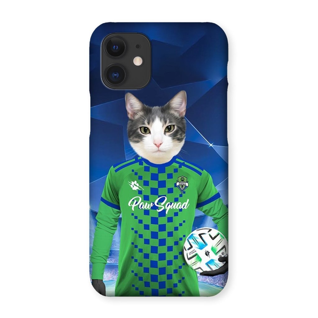 Seattle Scratchers Football Club: Custom Pet Phone Case - Paw & Glory - Dog Portraits - Pet Portraits