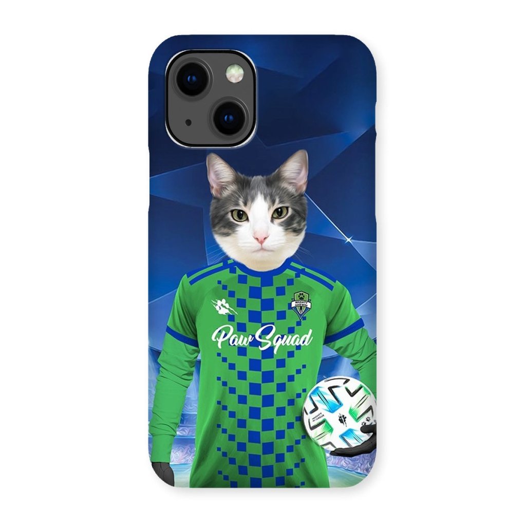 Pet Portraits | Seattle Scratchers Football Club: Custom Pet Phone Case | Paw & Glory