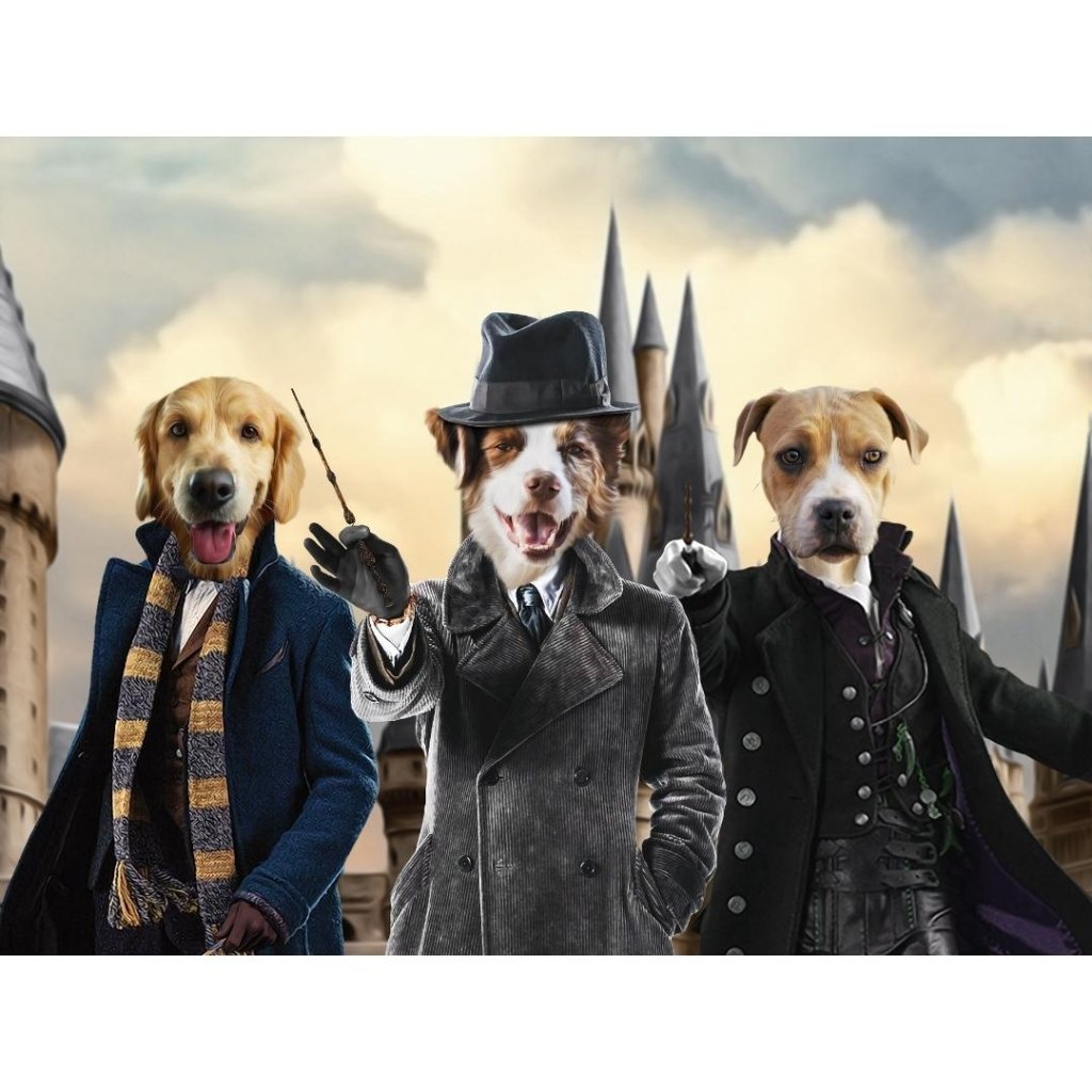 Pet Portraits | Secrets of Dumbledore: Custom Digital Download Pet Portrait | Paw & Glory