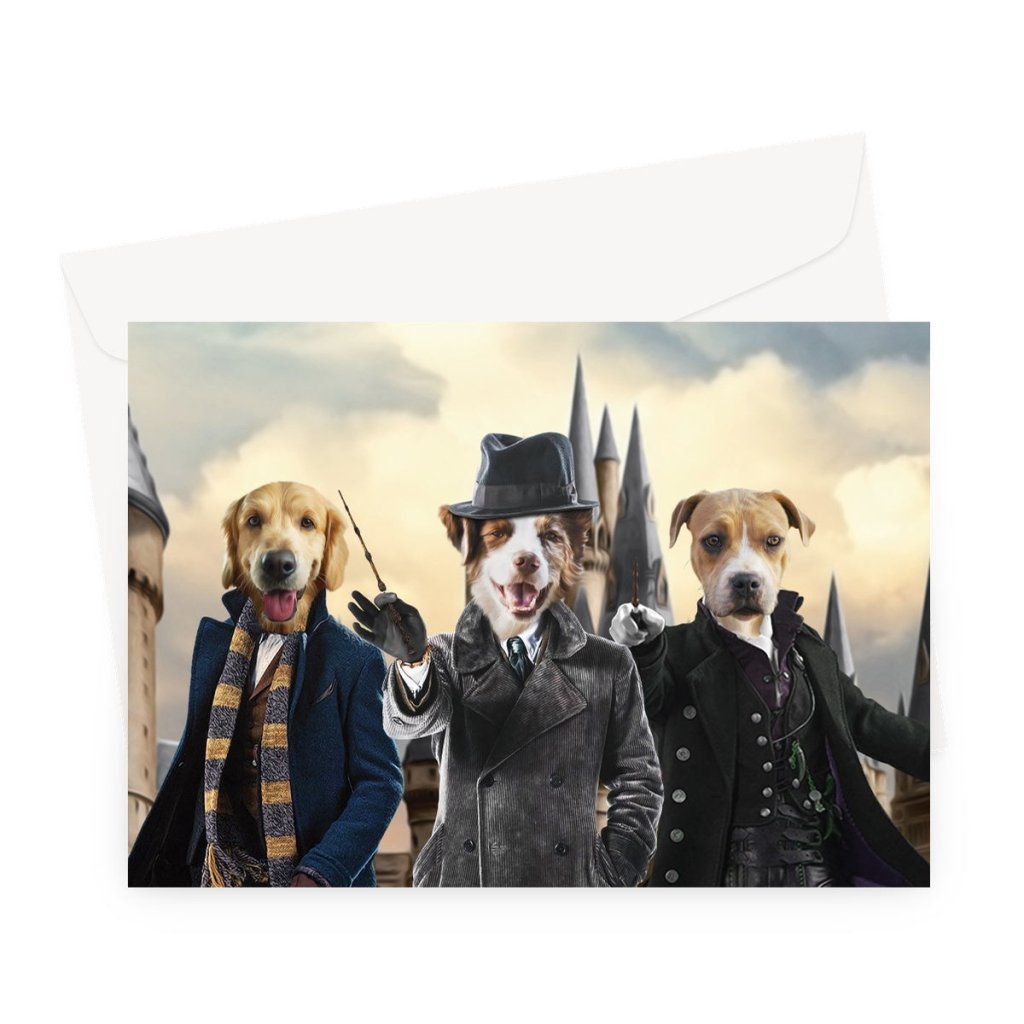 Pet Portraits | Secrets of Dumbledore: Custom Pet Greeting Card | Paw & Glory