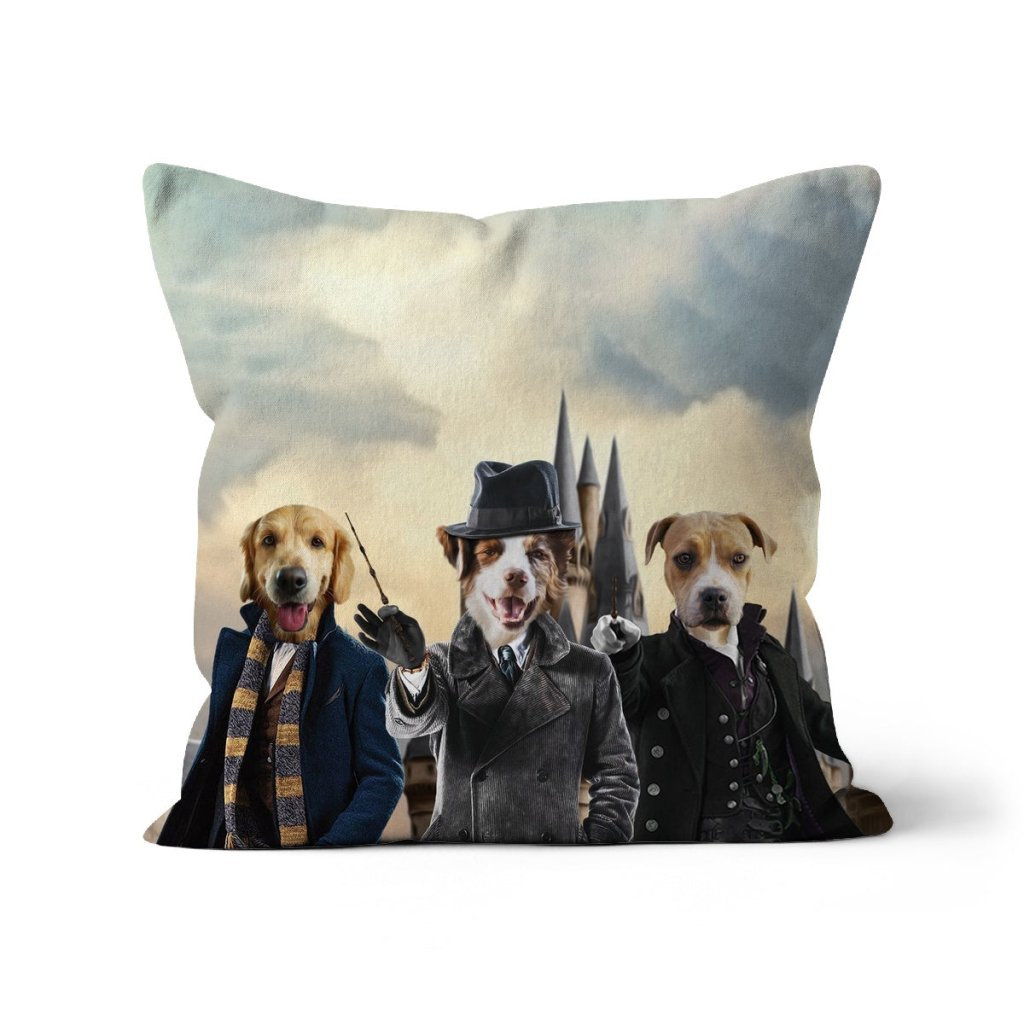 Pet Portraits | Secrets of Dumbledore: Custom Pet Pillow | Paw & Glory
