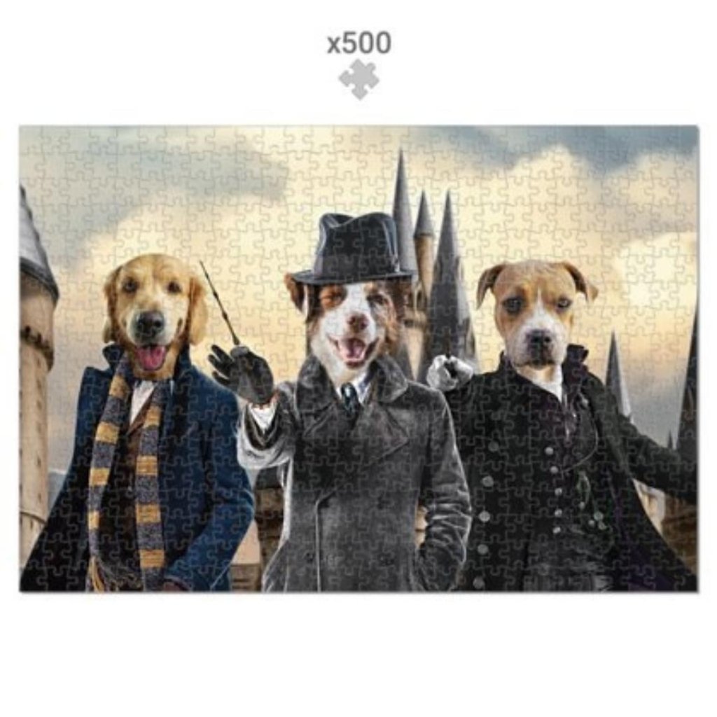 Pet Portraits | Secrets of Dumbledore: Custom Pet Puzzle | Paw & Glory