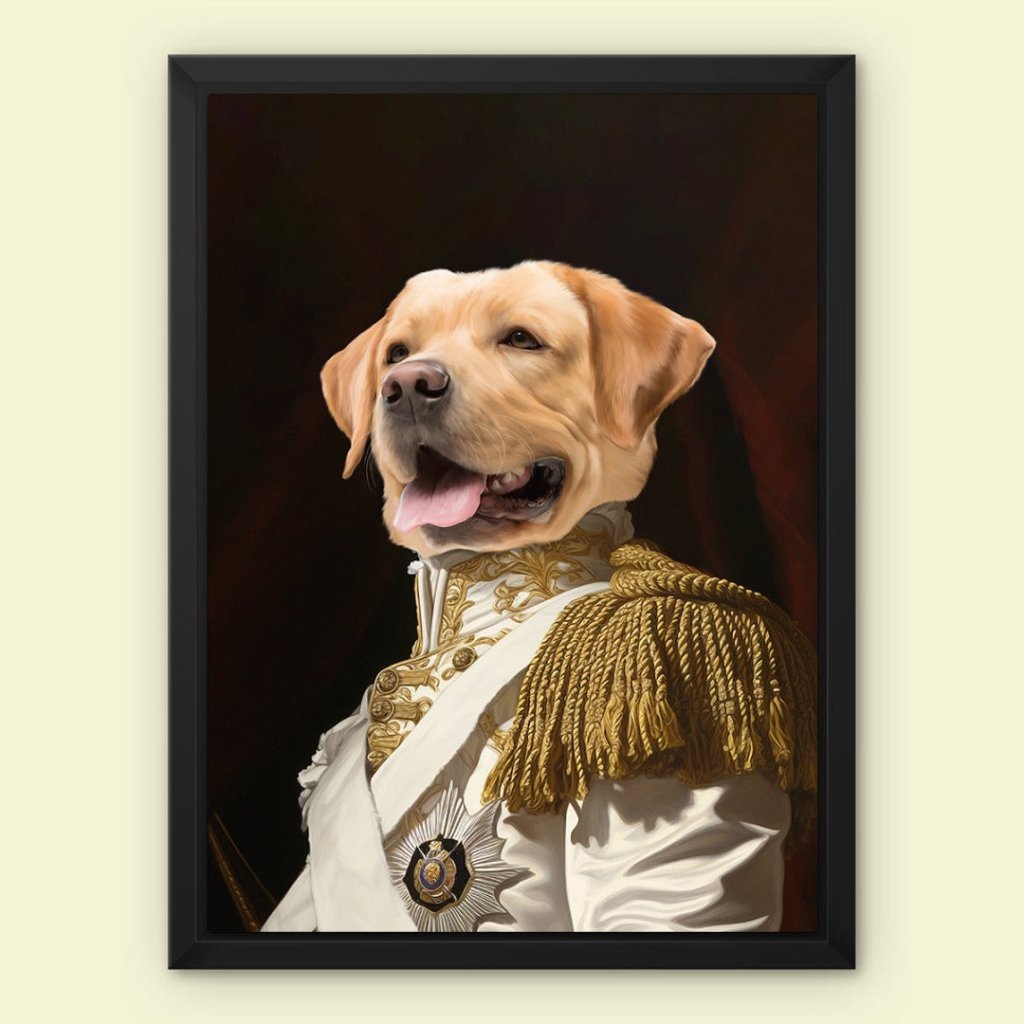 Pet Portraits | Sergeant Major: Custom Pet Canvas | Paw & Glory