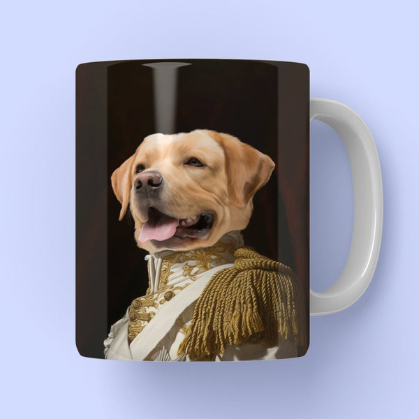 Sergeant Major: Custom Pet Coffee Mug | royal pet portrait | Paw & Glory