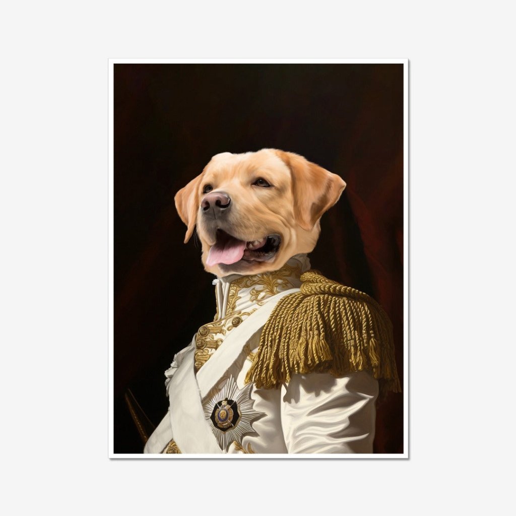 Pet Portraits | Sergeant Major: Custom Pet Portrait | Paw & Glory