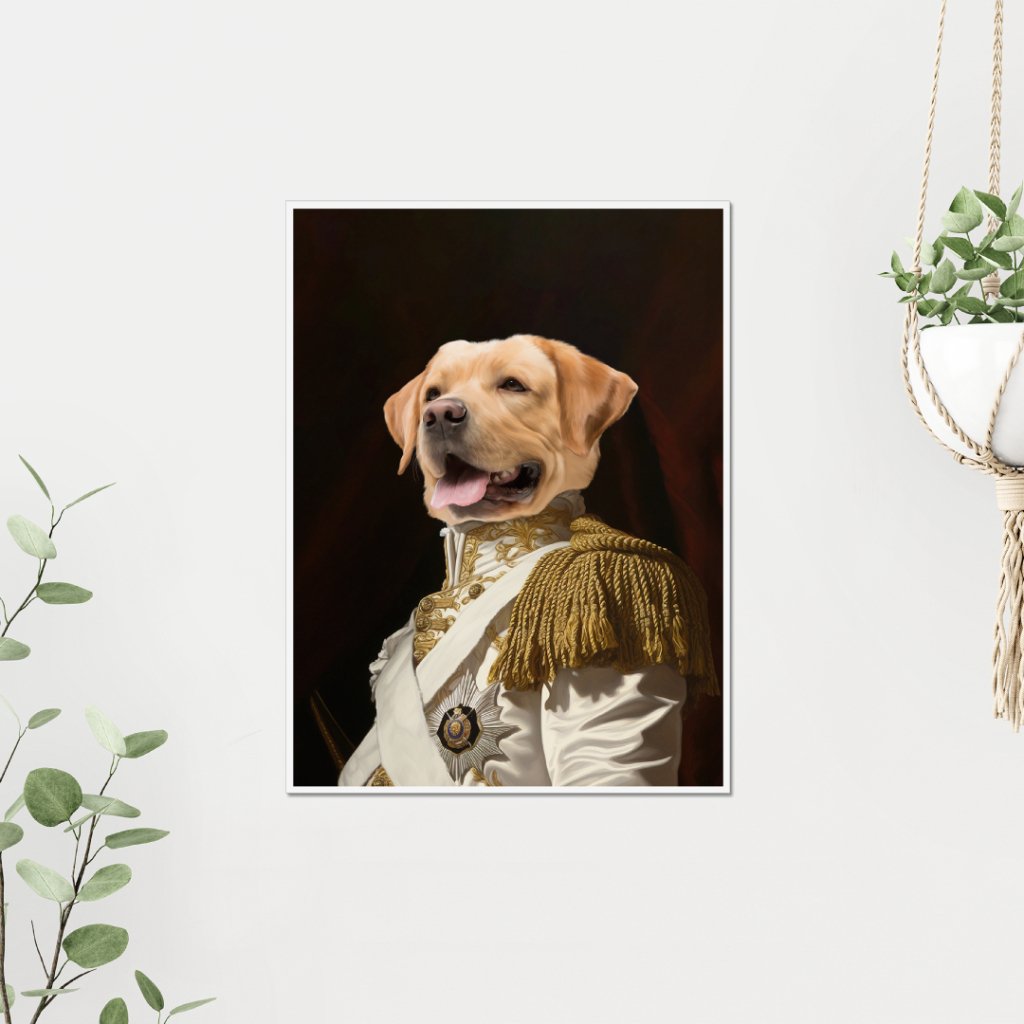 Pet Portraits | Sergeant Major: Custom Pet Poster | Paw & Glory