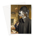 Sherlock Holmes: Custom Pet Greeting Card
