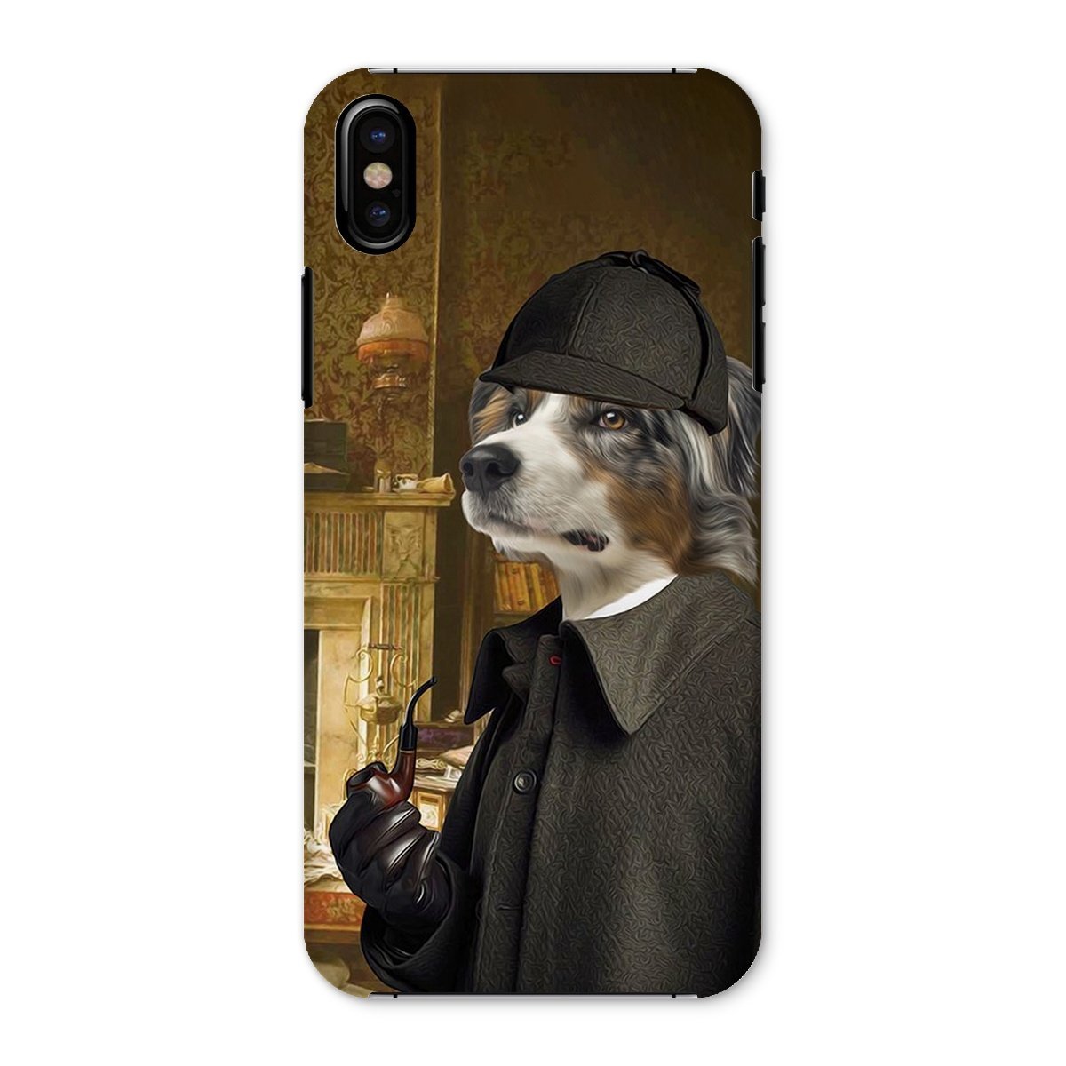 Pet Portraits | Sherlock Holmes: Custom Pet Phone Case | Paw & Glory